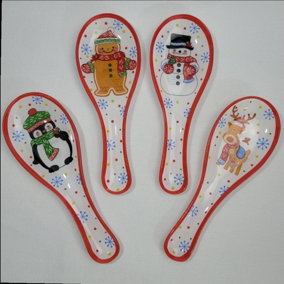 (4) Temp-Tations By Tara Holiday Spoon Rest - Picture 16 of 16